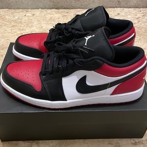 BRAND NEW Air Jordan 1 Low “Bred Toe” - men 11 - new with tags